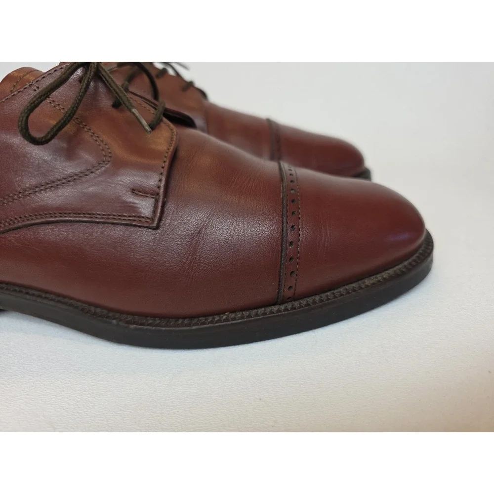 Vintage Mens Russell & Bromley Size EU 42 US 8 Leather Oxford Dress Shoes